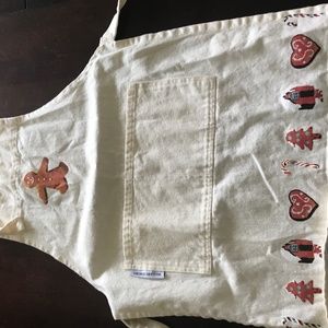Willams Sonoma Kids Apron -gingerbread man